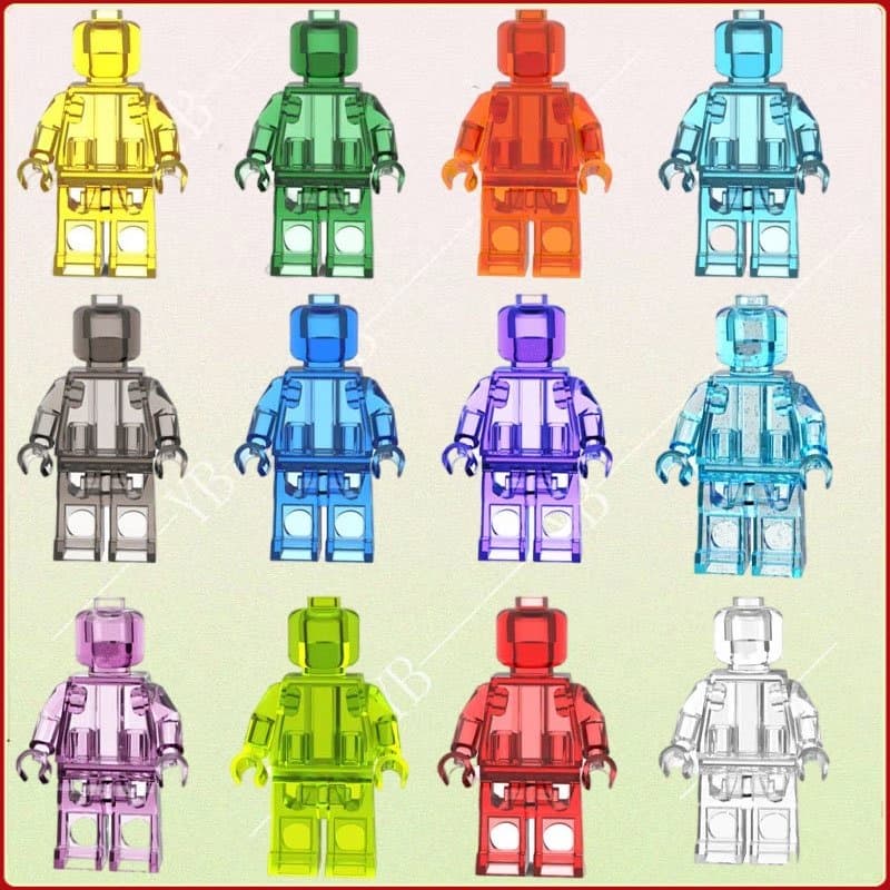 Brinquedos Educativos Para Crianças Decoração Decorativa MOC De Cor Sólida