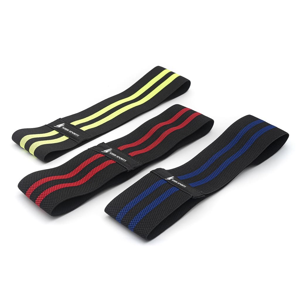 Kit 3 Hip Band Faixa de Fisioterapia  Leve , Médio e Forte
