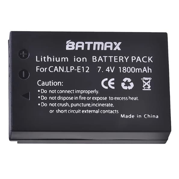 Bateria Canon Lpe12 Canon M2 M10 M50 M100 SL1 100D X7 SX70hs