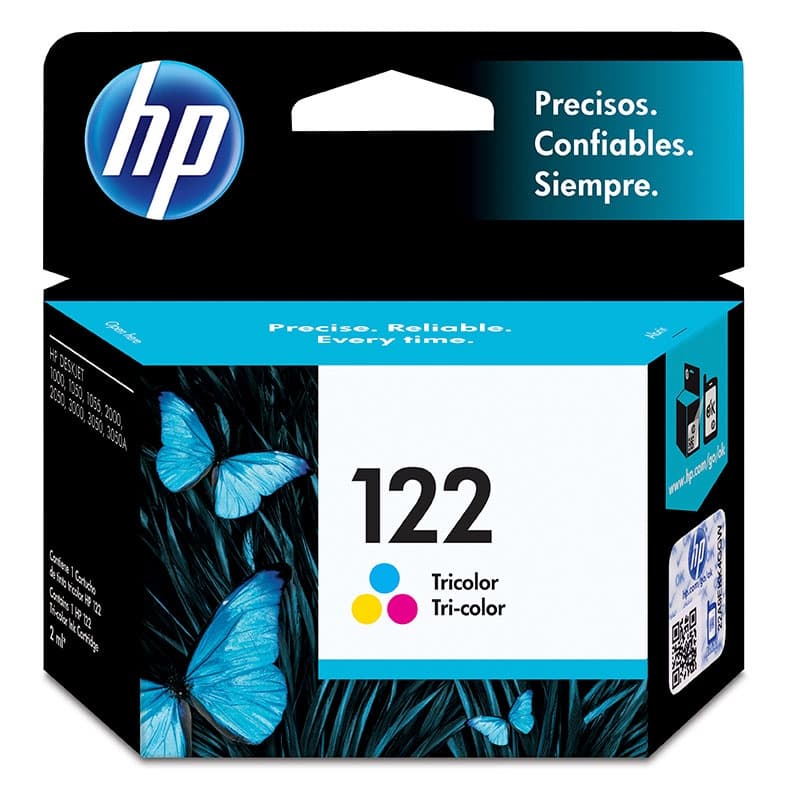 Cartucho HP 122 Original CH562HB cores p/ DeskJet 1000, 2050, 3050, 2000
