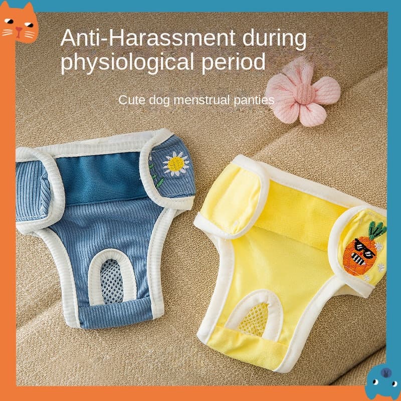 Calça Fisiológica Para Cães Especial Tia Toalha De Pelúcia Higiênica Menstrual Que Fraldas Anti-Arrombamento