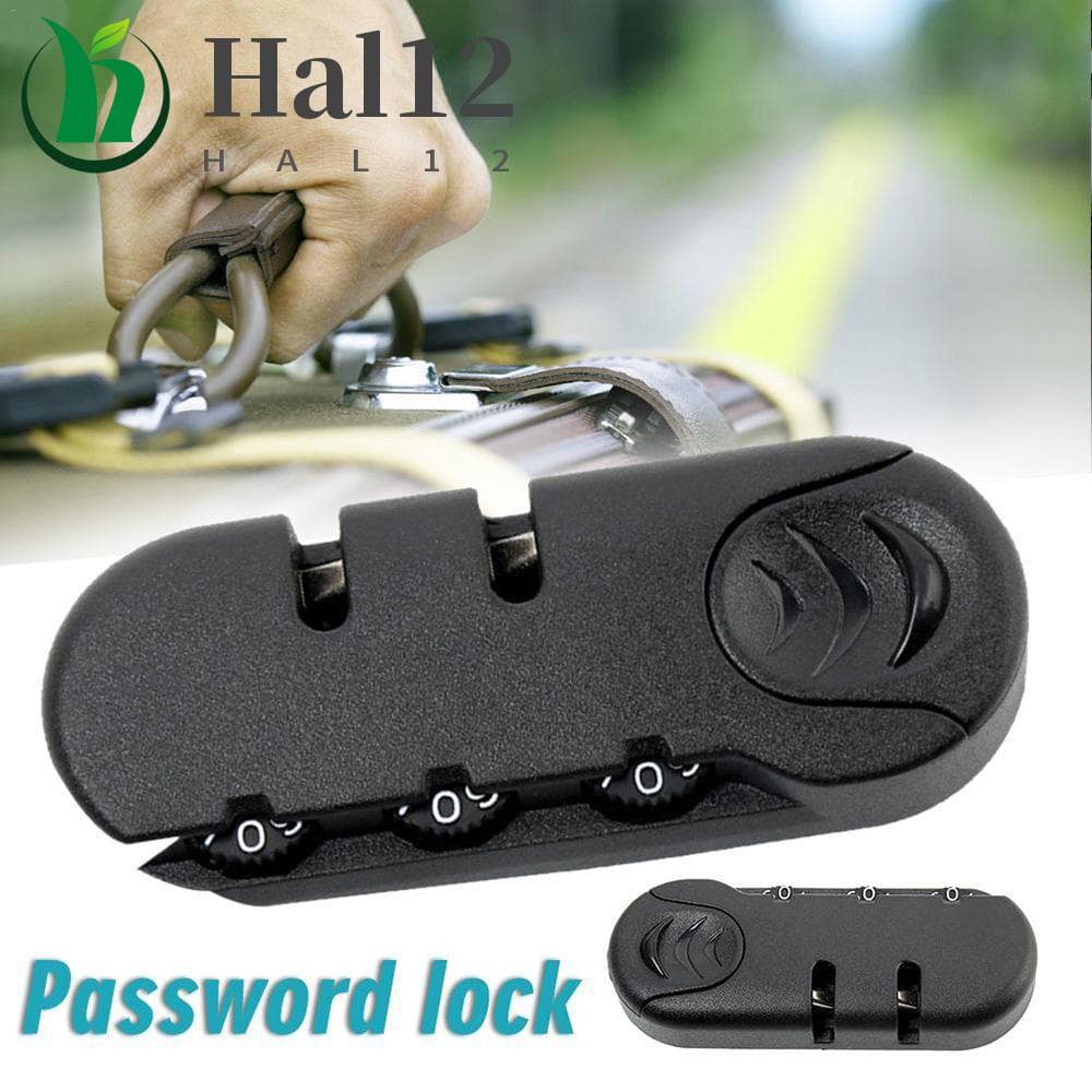 HALB Fechaduras Acessórios Para Sacos Pretos Fechadura Fixa Anti-Furto Mala De Bagagem