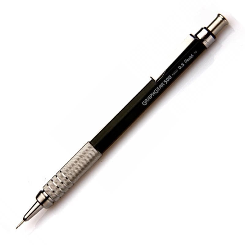 Lapiseira 0.5mm Graphgear 500 Preto Pentel