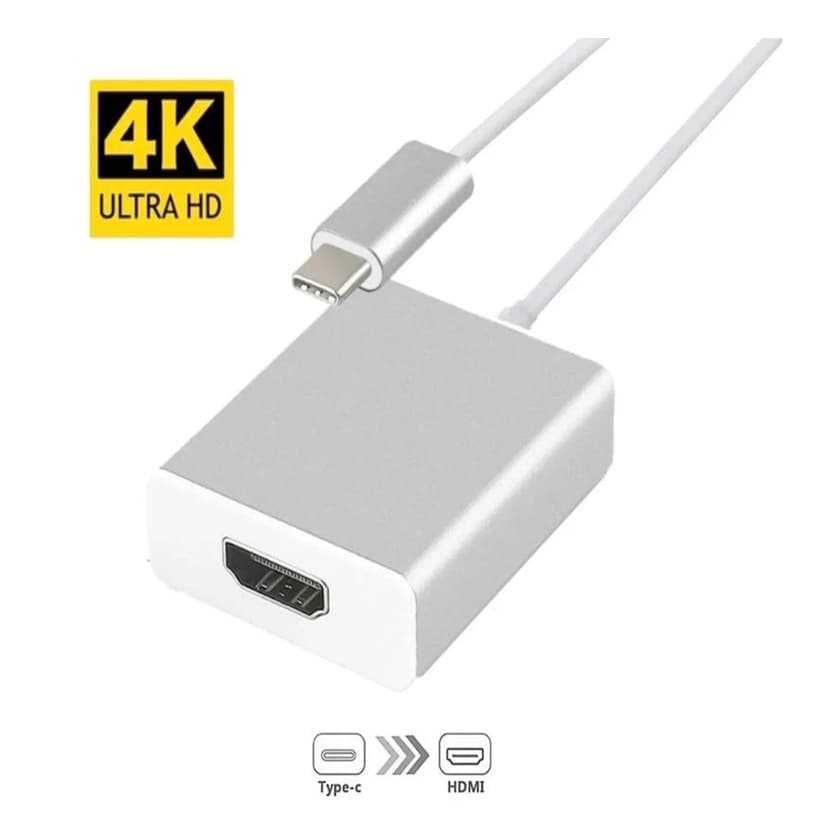 Cabo Adaptador Conversor Usb Tipo C Para Hdmi Dell Xps 15 / 13 / 13 XPS PLUS