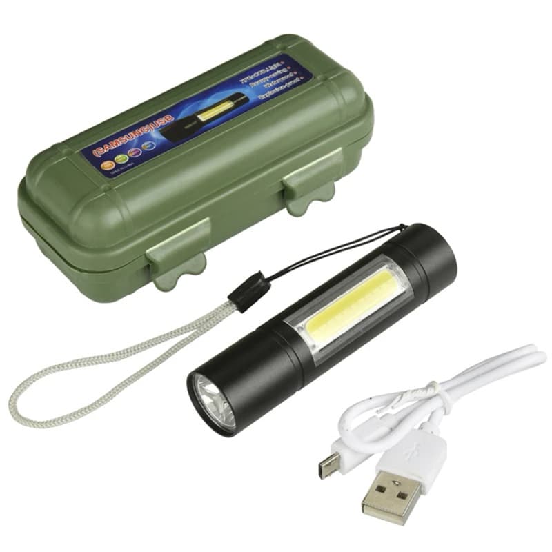 Lanterna de Mão LED/UV - Recarregavel USB