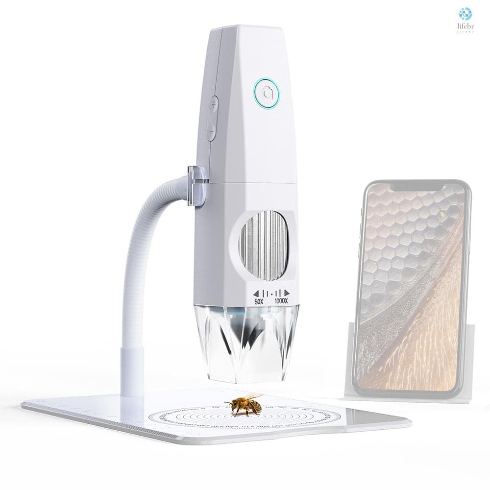 2MP 1080P WiFi Microscópio Eletrônico USB Computadores Móveis Conectando Vídeo Fotográfico Tomando Eletrono Portátil