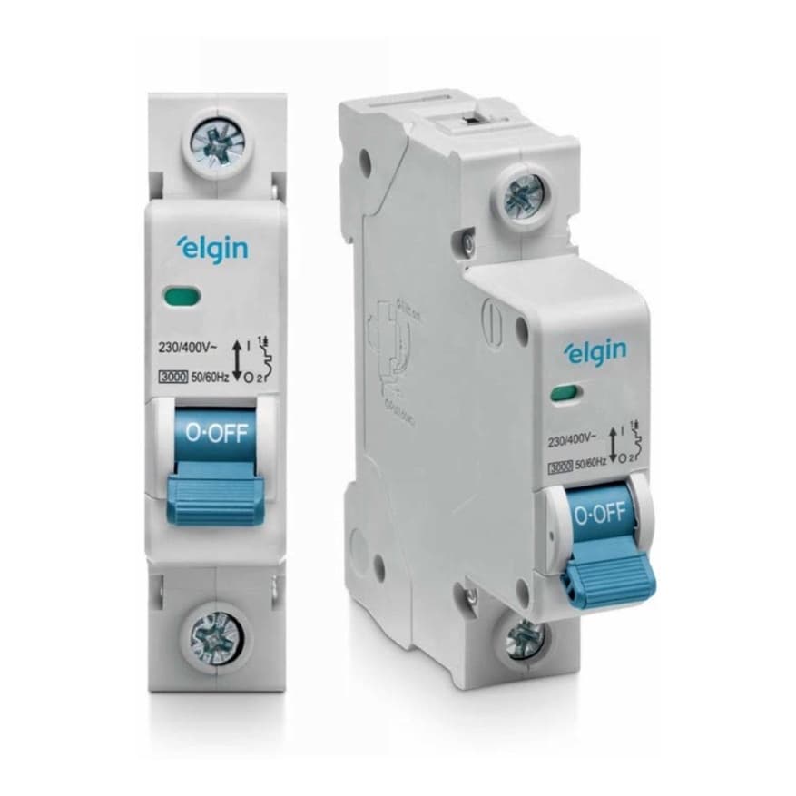 Disjuntor Monopolar Unipolar Elgin 70a Amperes