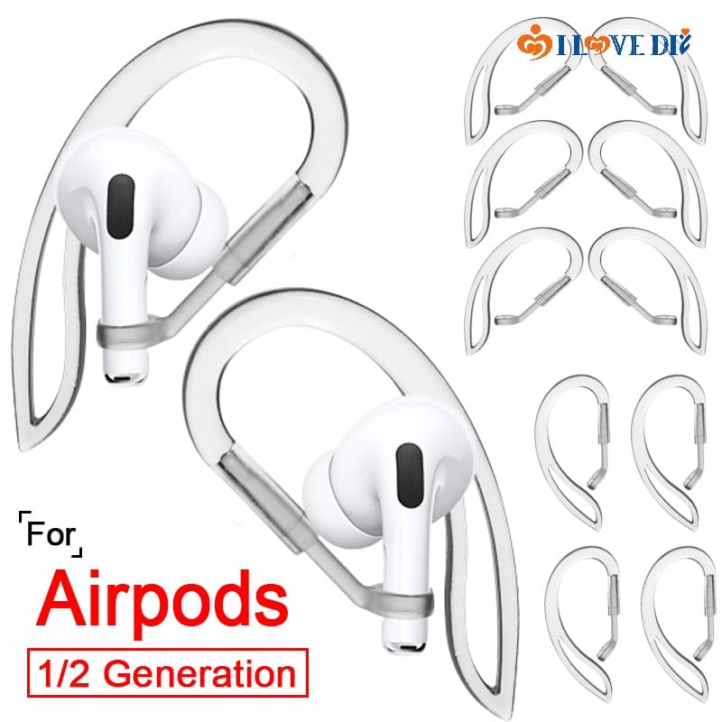 2 Pcs/Set Fone De Ouvido Portátil Reutilizável Anti-Queda Gancho/Sem Fio Suporte De Ajuda Ao Desgaste/Gadgets Práticos Para Fones