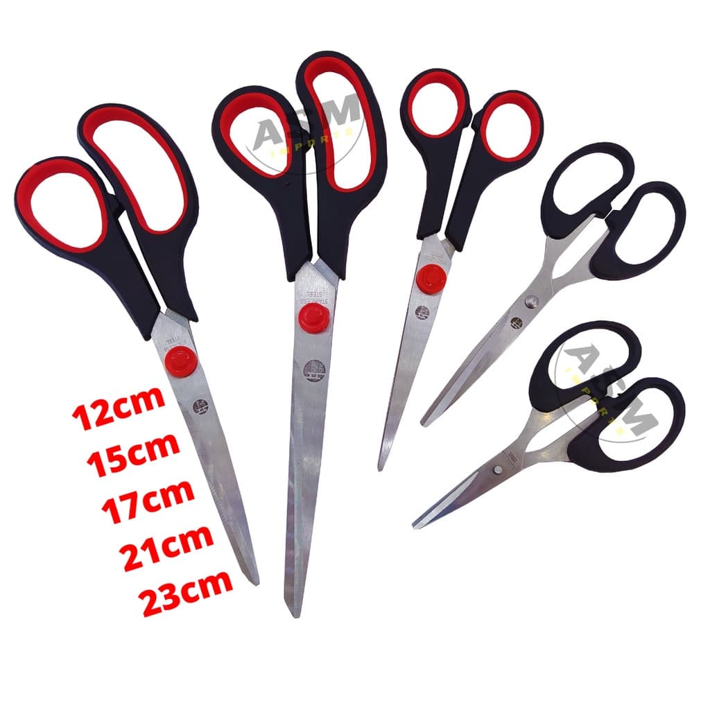 KIT 5 Tesouras de Costura para Tecido Bordado Tricô Artesanato papel