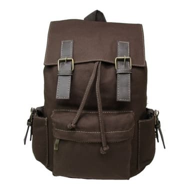 Bolsa Mochila Em Lona Resistente Nacional Masculino Feminino