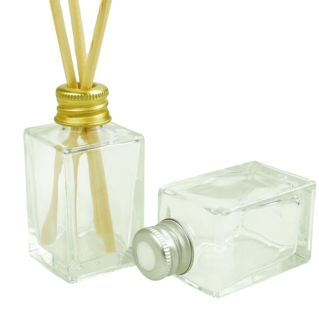 Kit 20 Frascos de Vidro 30ml C/ Tampa Aluminio Para Aromatizador Difusor Lembracinha