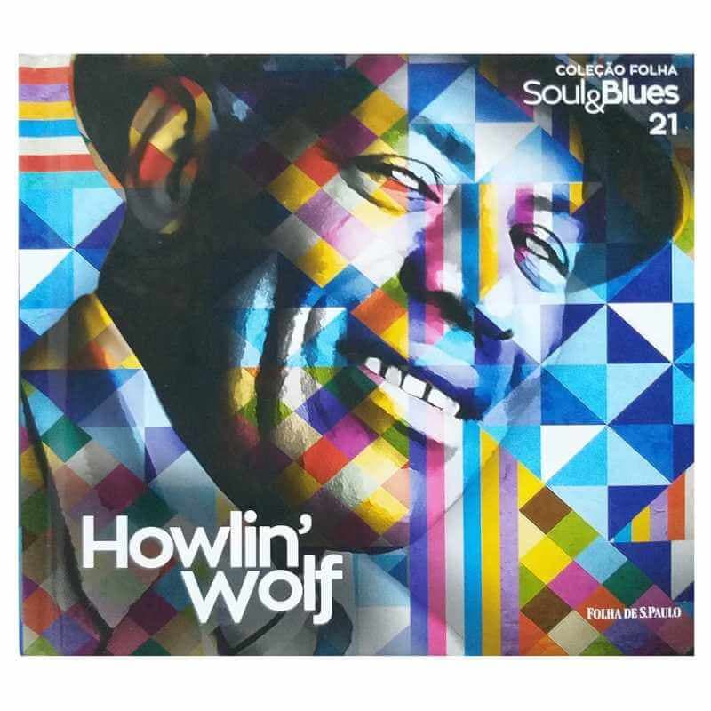 Livro Físico Com CD Coleção Folha Soul & Blues Volume 21 Howlin' Wolf
