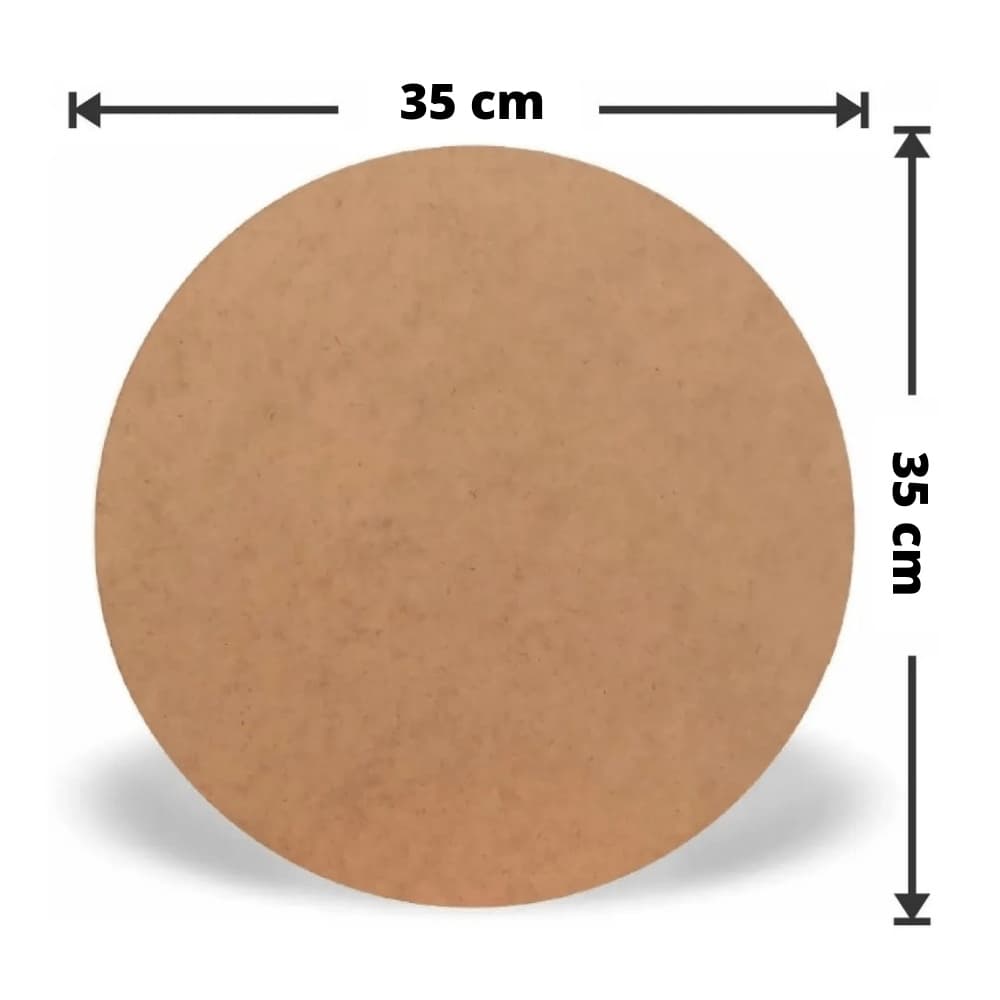 base sousplat, supla, suplats 10 peças mdf 35cm