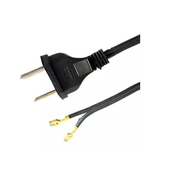 Cabo Para Ferro De Passar Roupas 1,80mts 105° Preto