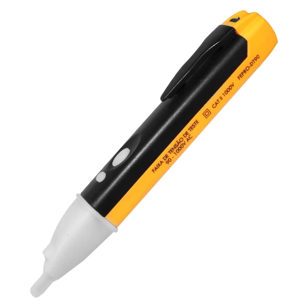 Caneta Detectora de Tensão e Corrente por indução para teste de tomadas de energia elétrica EXB0076