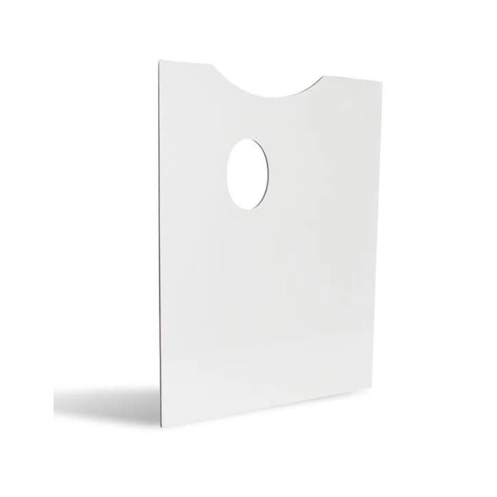 Paleta p/ Pintura em Formato Retângular Branco 22x30 cm