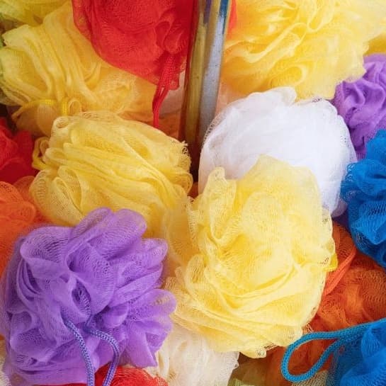 Kit Com 30 Unidades Esponjas De Banho Esfoliante Bucha