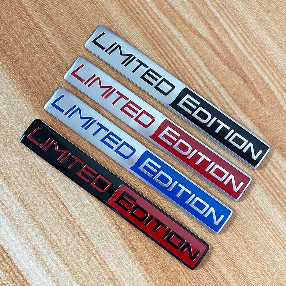 Metal Edição Limitada Crachá De Emblema Carro Decalque Universal Para Autocolantes