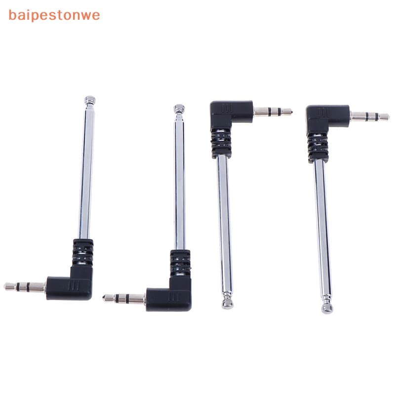 [baipestonwe] Telefone Celular Metálico 4pcs Antena De Rádio FM De 3,5mm De Comprimento De 8,8 Polegadas