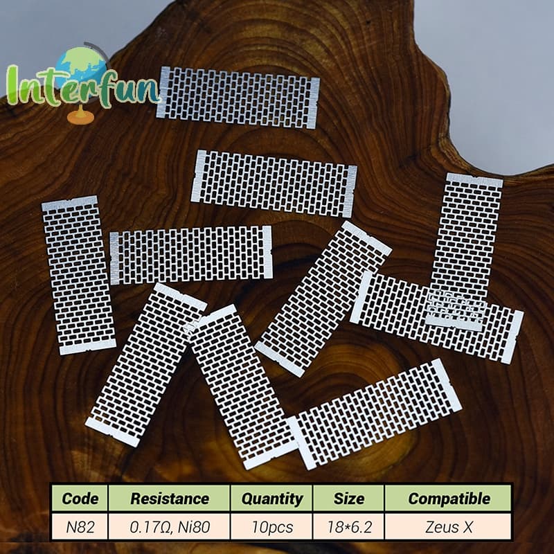 [InterfunB] 5/10pcs 6 Modelos Bobina Heag Estilo Malha Para Substituição De Acessório De Pré-Construído [Novo]