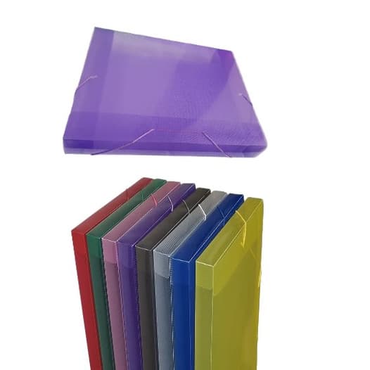 Pasta Aba e Elástico Ofício Lombo De 30 mm Cores À Escolha