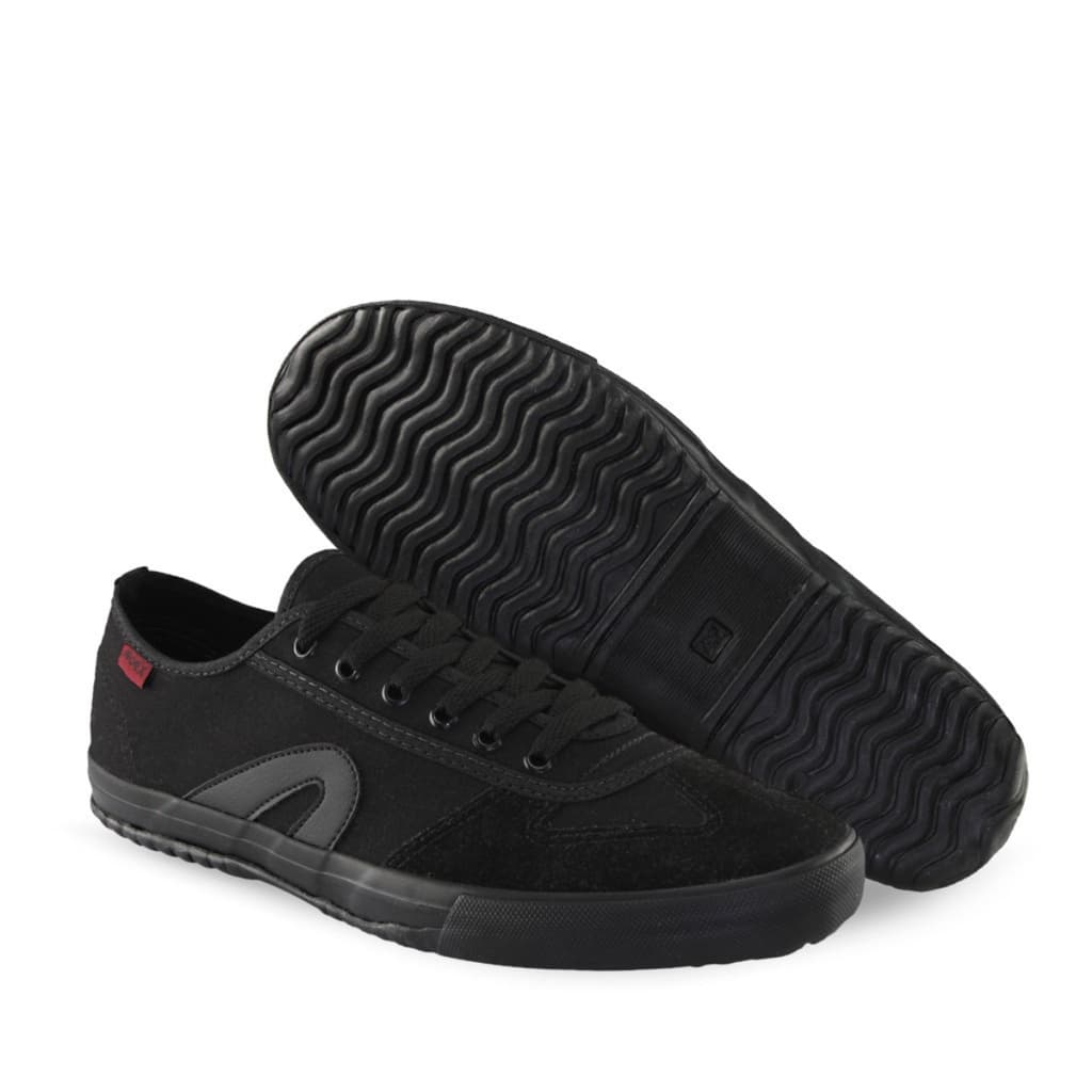 Tênis Masculino De Futsal Adex Preto Preto Casual Vulcanizado Confortável casual esportivo