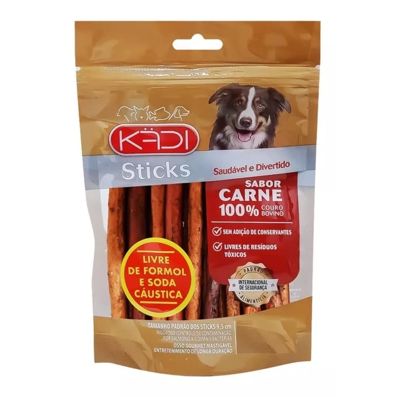 Petisco P/ Cachorro Kadi Sticks De Carne 150gramas