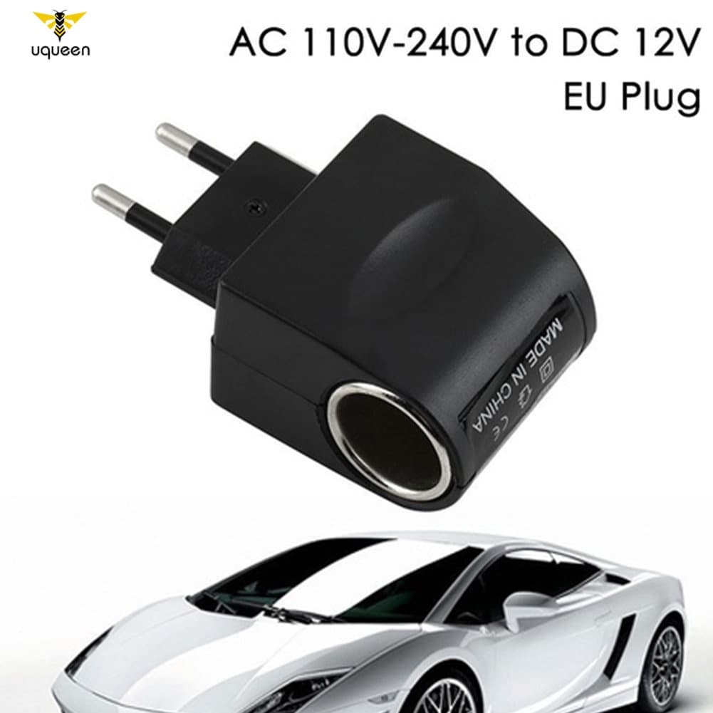 UQ Tomada Para Isqueiro De Alimentação 220V A 12V Carregador De Carro AC DC Adaptador