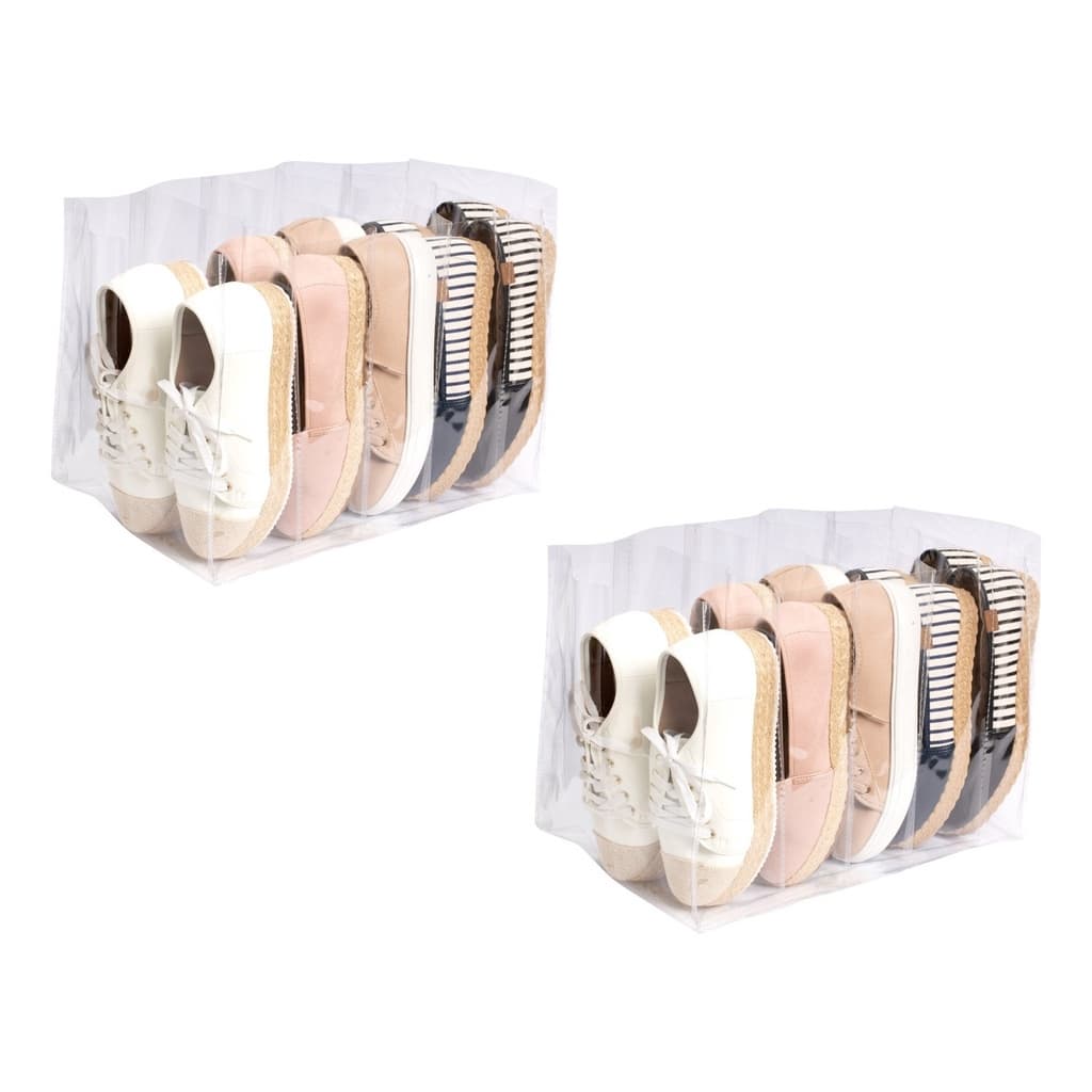Kit Com 2 Sapateiras 5 Nichos Para Organização Sapato