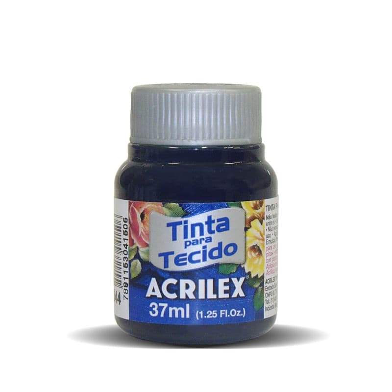 Tinta Tecido 37Ml Azul Marinho Acrilex