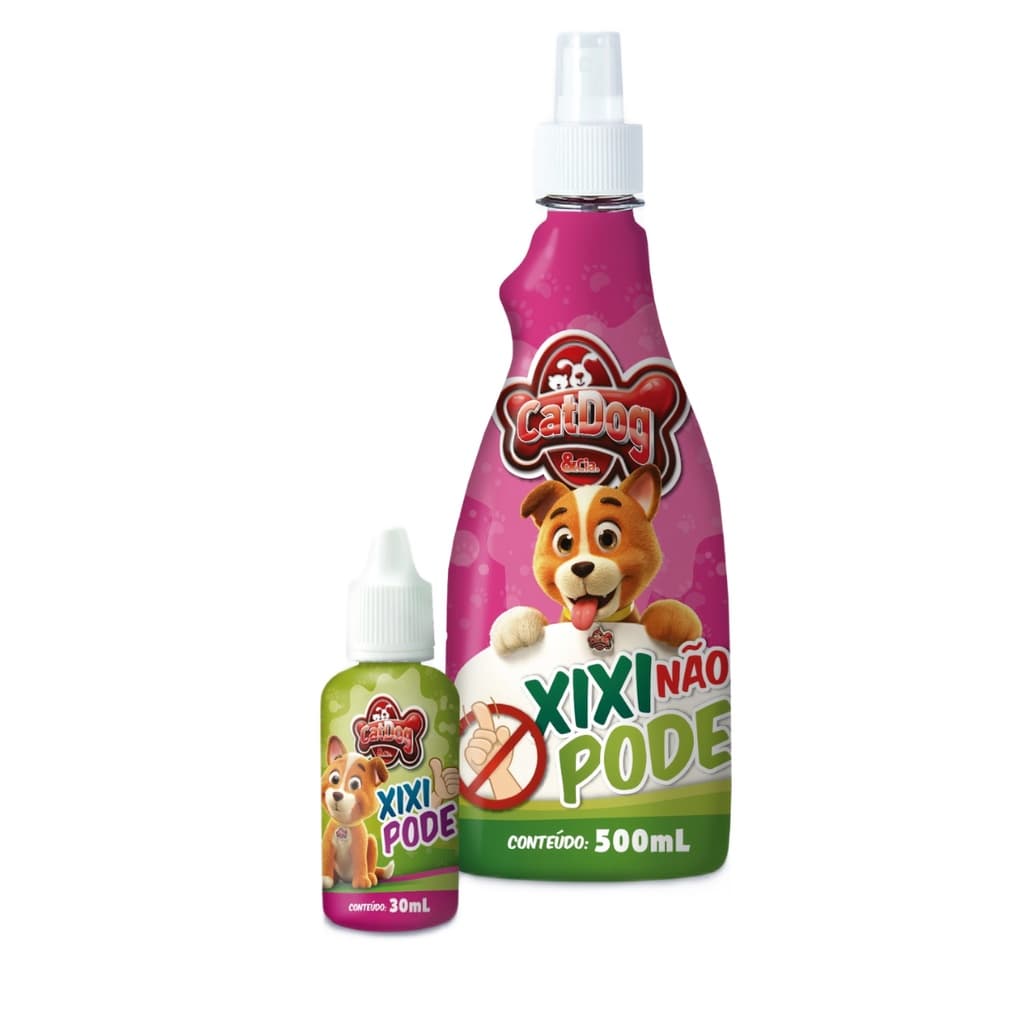 Kit Educador Xixi Não Pode 500ml + Xixi Pode 30ml Adestramento