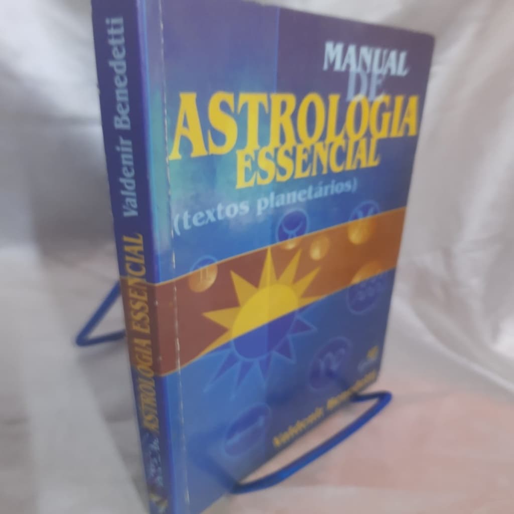 Manual de Astrologia Essencial Textos Planetarios autor Valdenir Benedetti B9B3 1999