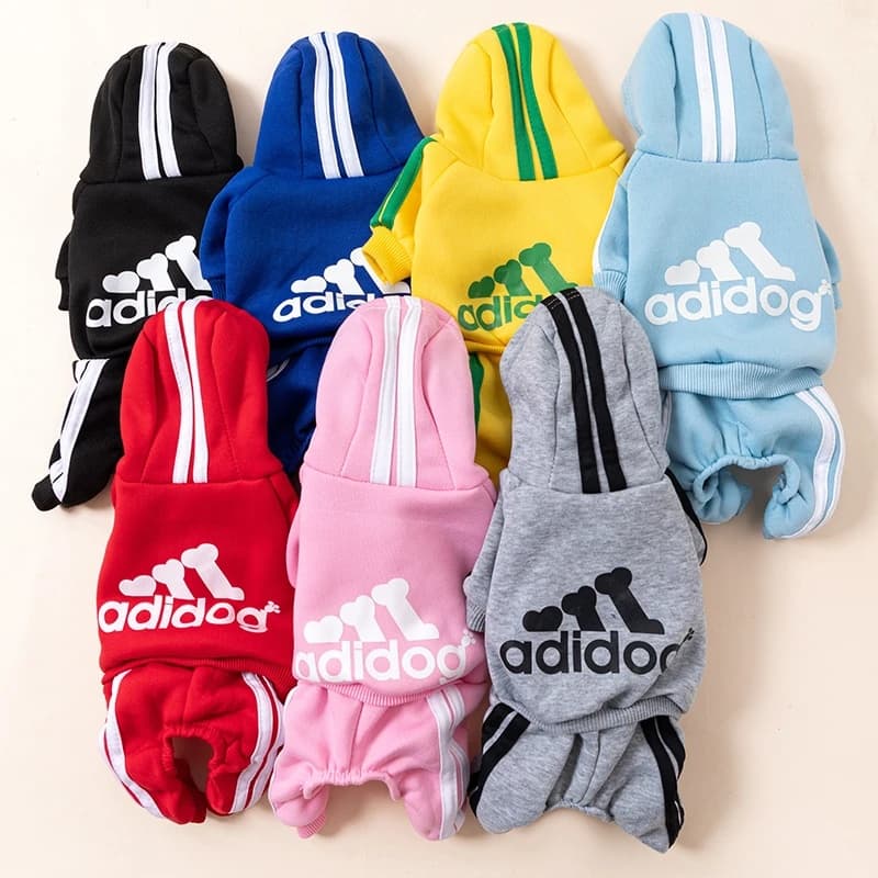 Macacão Para Cães Pequenos Gato Adidog Winter Dog Clothes for Medium Dogs Warm Hoodies Sweatshirt Chihuahua