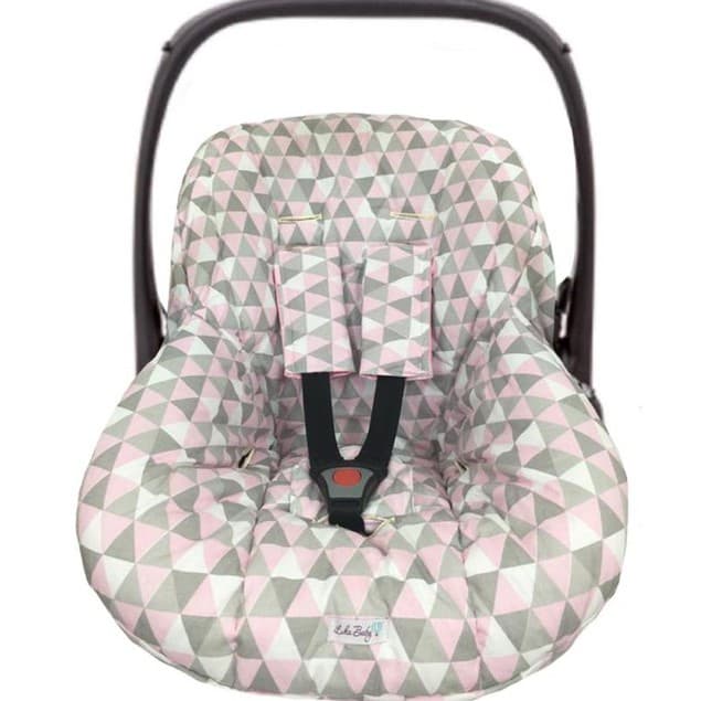 capa para bebê conforto com protetor de cinto 70cm x 50cm varias estampas