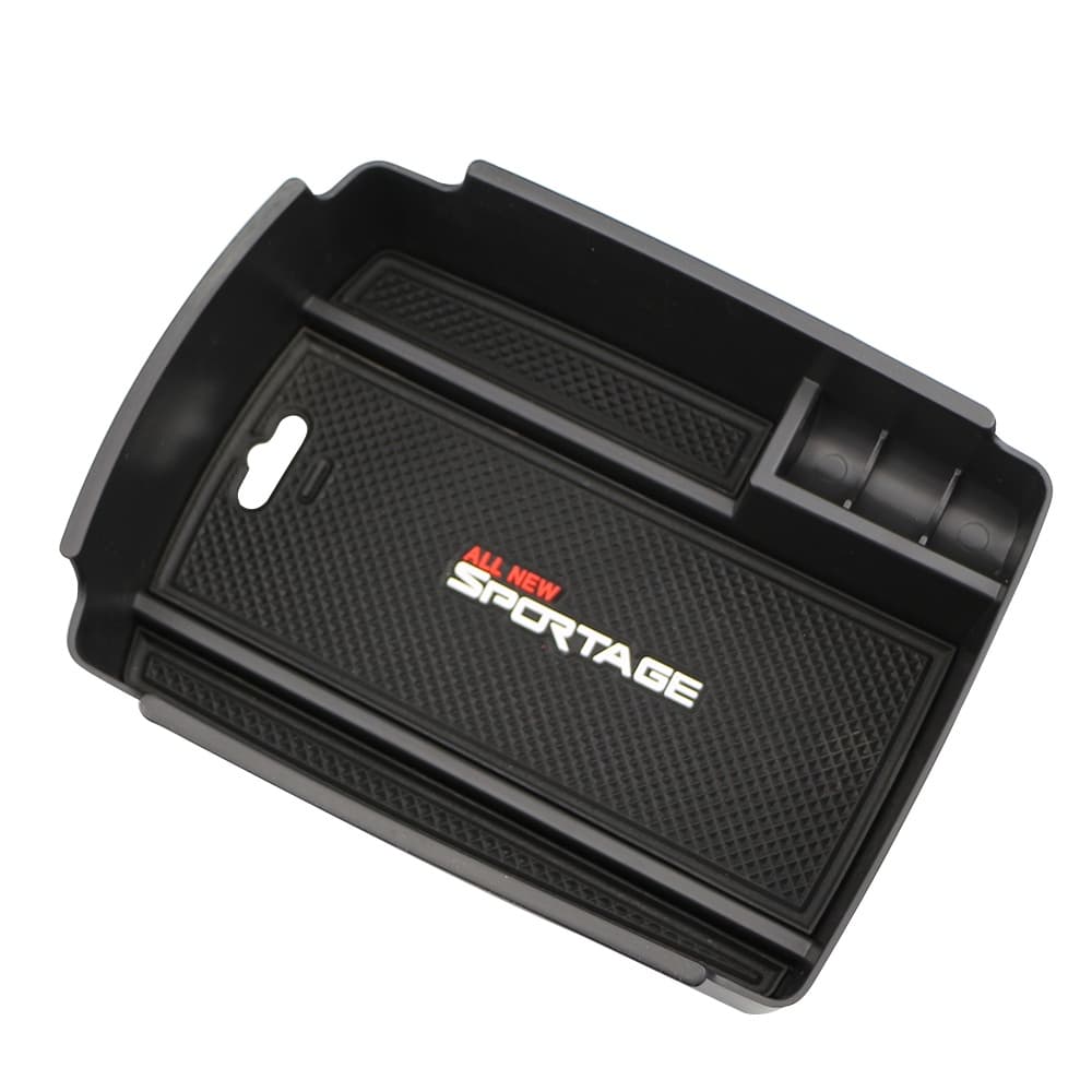 Recipiente Central Da Caixa Camada Do Console De Armazenamento Apoio De Braço Carro Para KIA Sportage KX5 QL AT 2016 201
