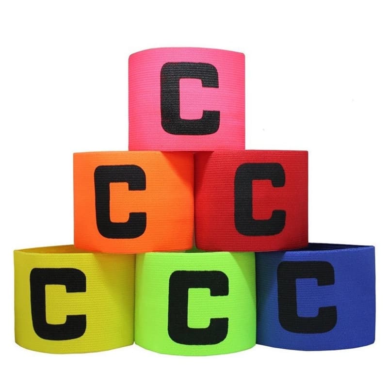 Futebol Ao Ar Livre Faixas De Braçadeiras Ajustáveis Capitão De Jogador Esportivo Flexível Para Crianças E Jovens