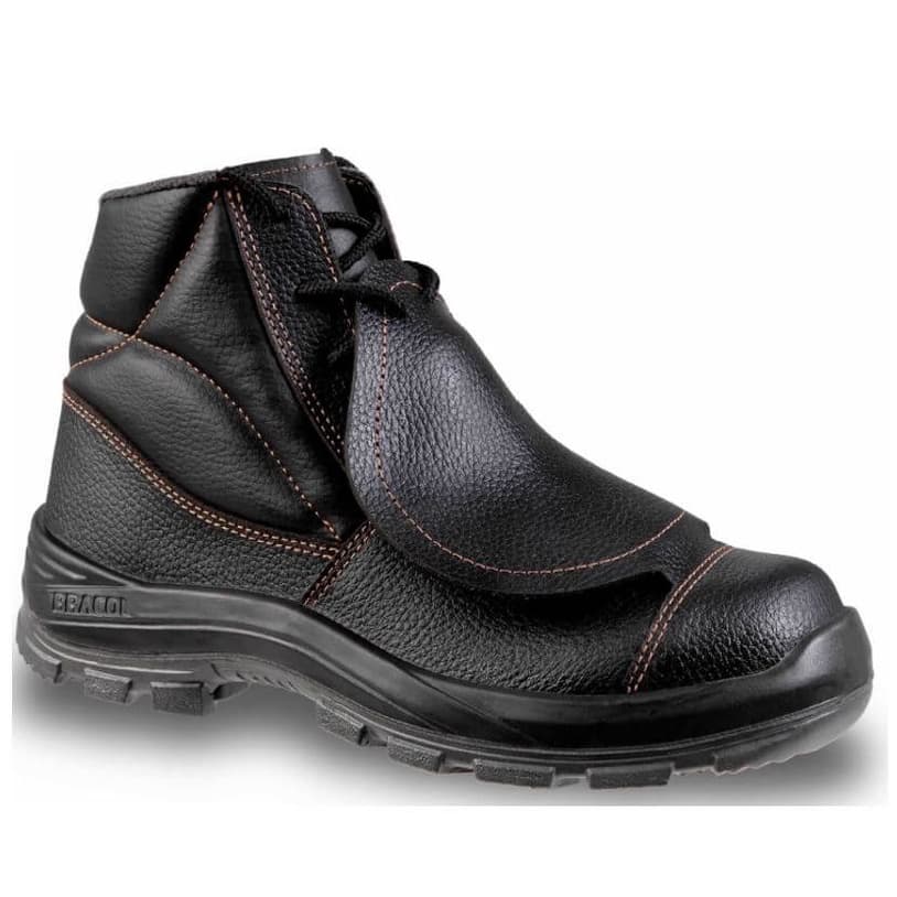 Botina de Segurança Manobreiro Bico Composite Bracol - CA48582 - Durabilida, Qualidade, Anti Torção, Antifuro, Metatarso