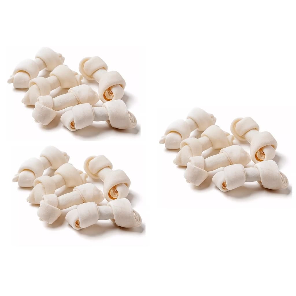 Petisco Osso Nó Para Cães 3/4 - 15 Unidades