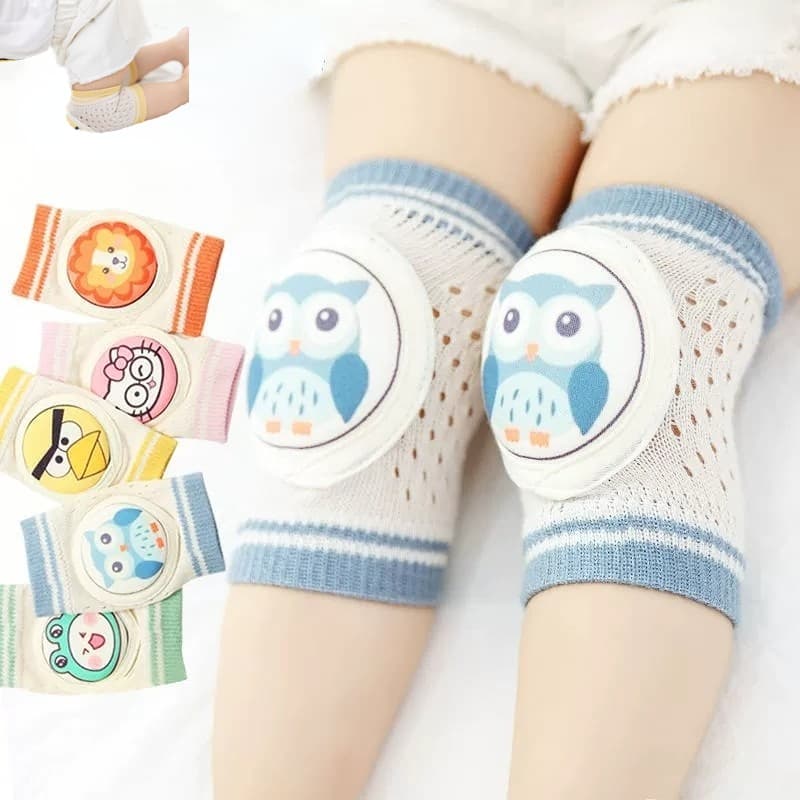 Capa De Joelheira Para Crianças Baby Crawling Toddler Anti-Queda Caminhada De Verão Manga De Cotovelo Fina Aprendizagem