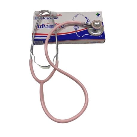 Estetoscópio Duplo Adulto Rosa - Advantive