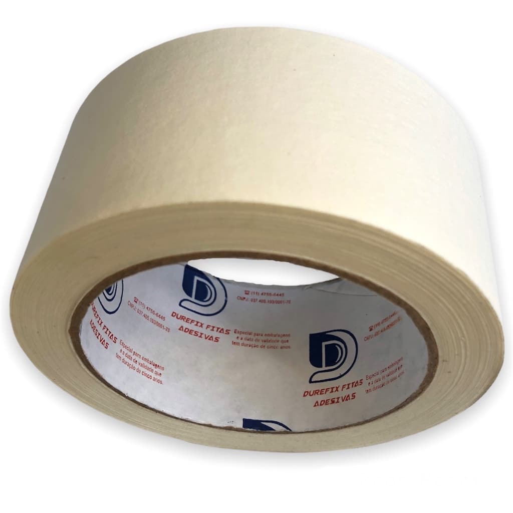 Fita Crepe Grande Larga Resistente Rolo 48mm x 50mts Uso Geral