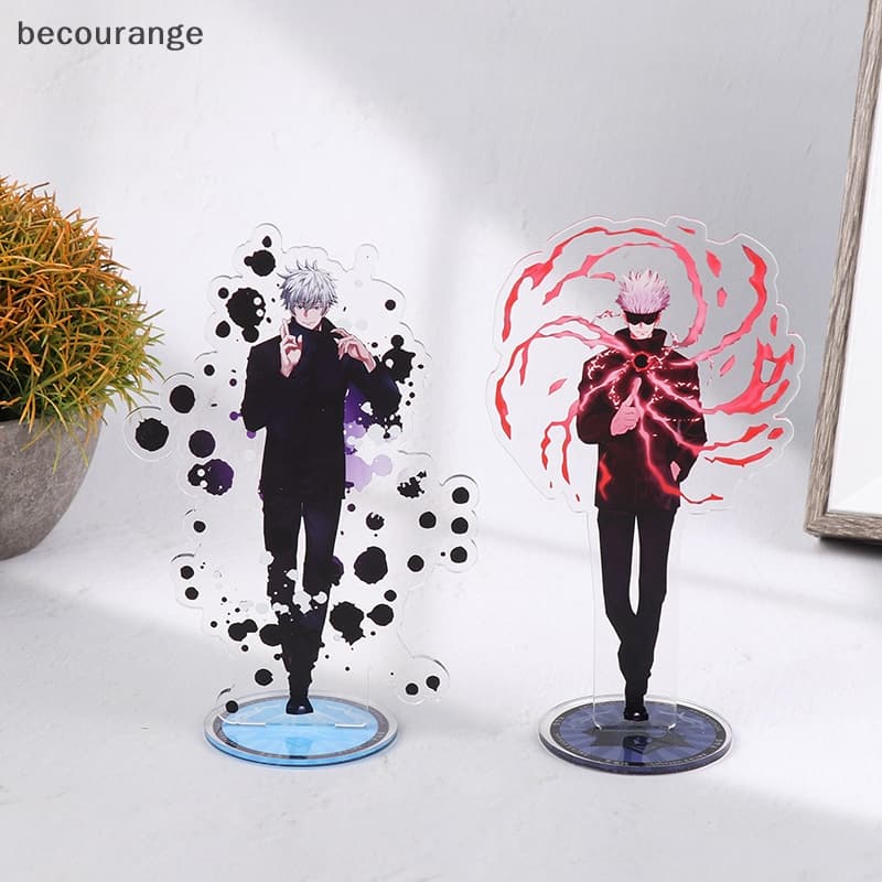 [Figura Anime Jujutsu Kaisen Modelo De Suporte Acrílico Gojo Satoru Itadori Yuji Fushiguro Megumi Cosplay Brinquedos De Decoração De Mesa [BR]