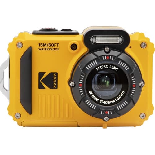 CÂMERA KODAK PIXPRO WPZ2 WATERPROOF AMARELA
