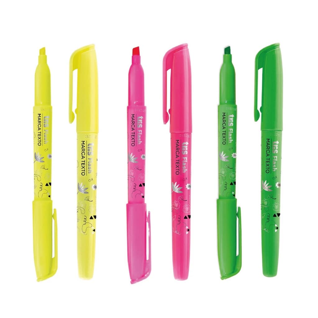 Marca Texto Flash Holic Pop Neon - TRIS