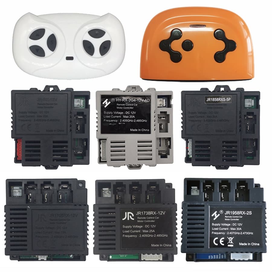 JR-RX-6V/12V Receptor De Controle Remoto bluetooth Para Carros Elétricos Infantis , Controlador De Partida Suave JR1958RX E JR1858RX/JR1738RX