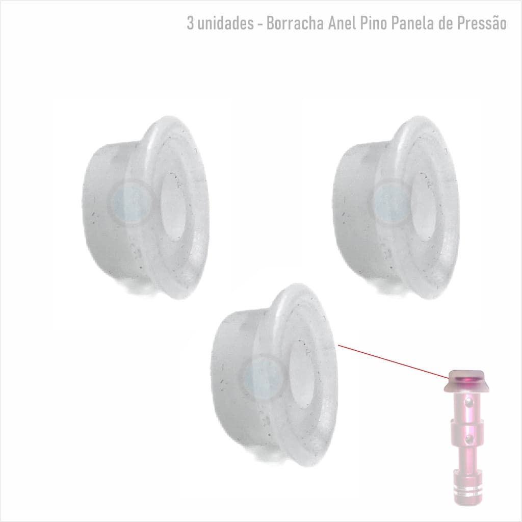 3 Unidades Anel Silicone Vedação Válvula Panela Pressão Elétrica