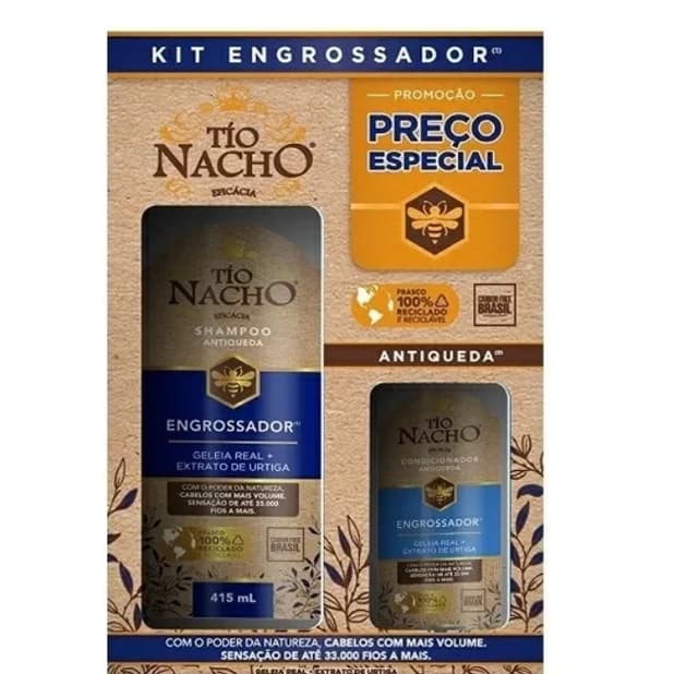 Kit Tio Nacho Engrossador Shampoo 415ml + Condicionador 200ml