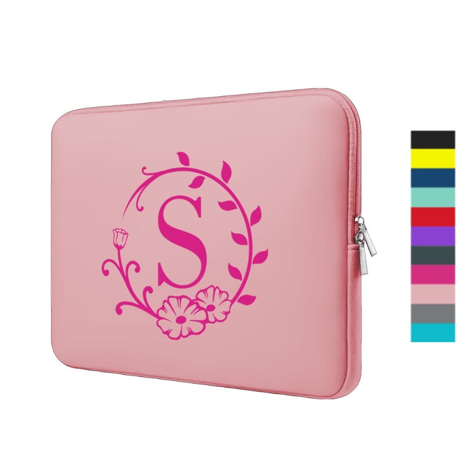 Case Capa Pasta Maleta Personalizada Para Notebook e Macbook 10 11 12 13 14 15 17 Polegadas