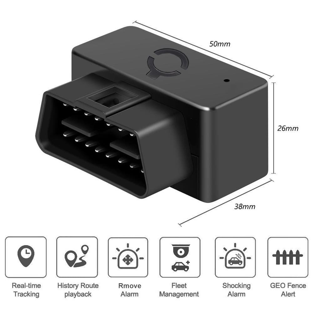 Rastreador GPS OBD Com Voz Ouvir Carro Rastreamento Veículo Anti-Perdido 2G Localizador Simples Para Web APP