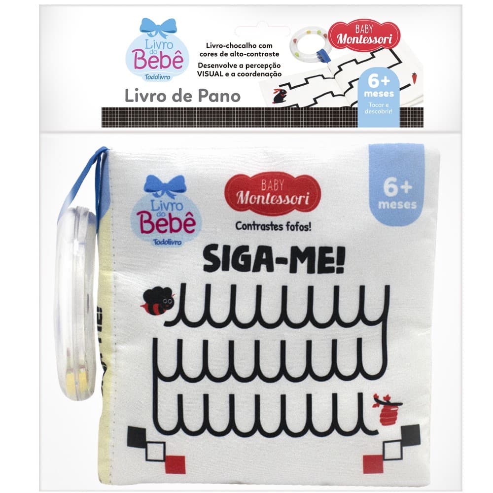 Baby Montessori - Contrastes Fofos - Siga-me